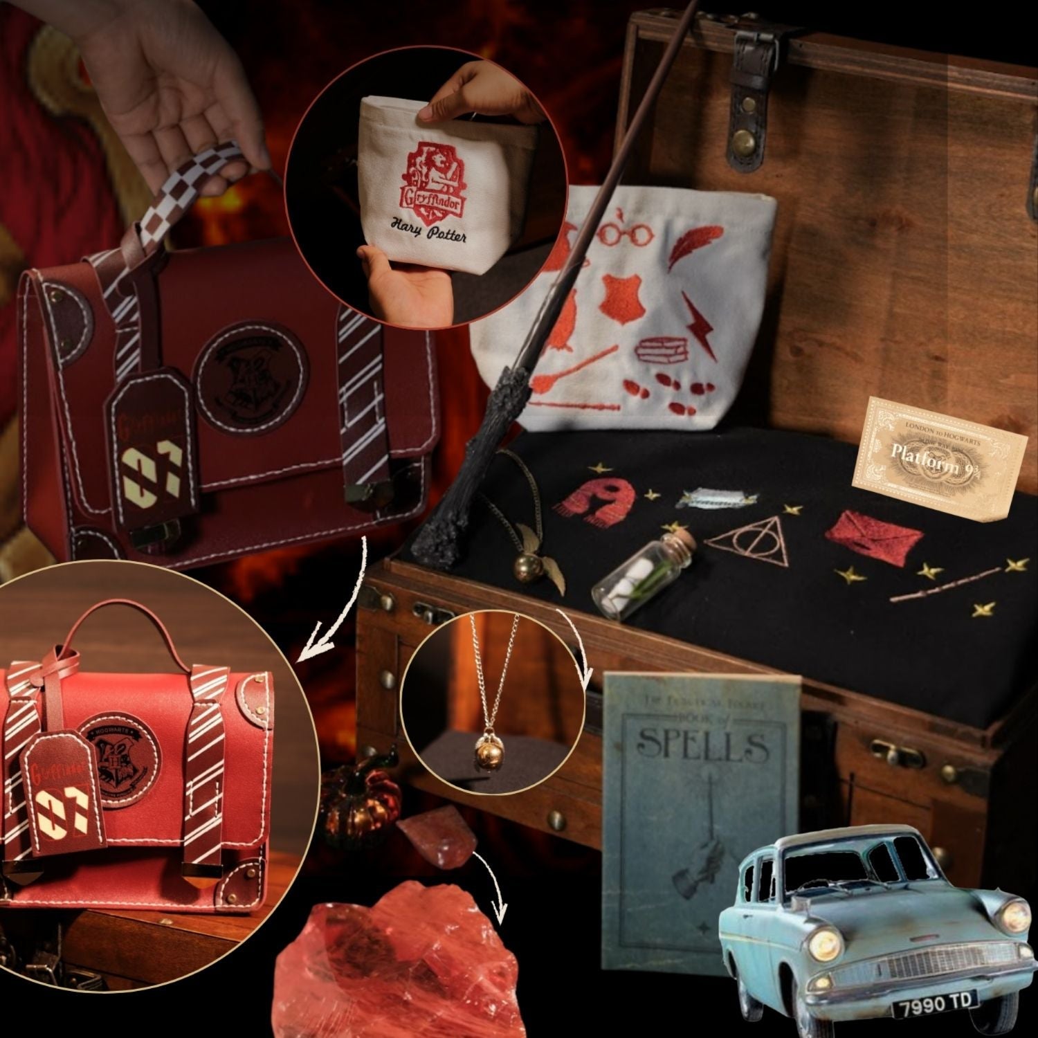 Set quà tặng phù thủy nhà sư tử