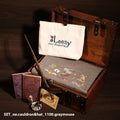Magic Gift Set – Cauldron &amp; Hat 8 Piece (Gray sweater, Wand, Large Pencil Bag, 2 Spell Books)