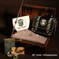 Magic Gift Set – Snake House Sweater 10 Pieces (Gray Sweater + Wand + Glass Pumpkin + Mini Bag + Spell Book + Handbag)