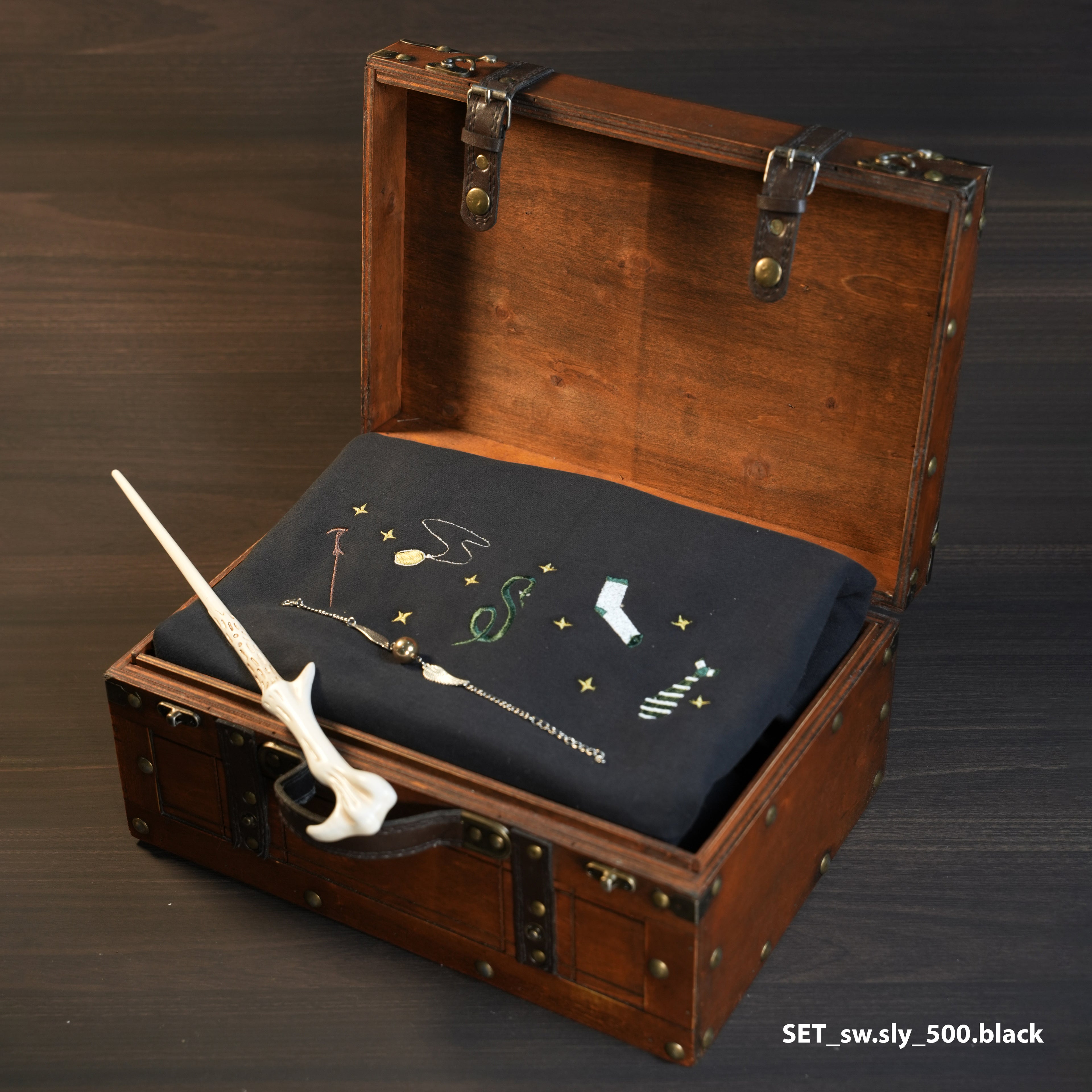 Magic Gift Set – Snake House 3 Pieces (Black Shirt + Wand)