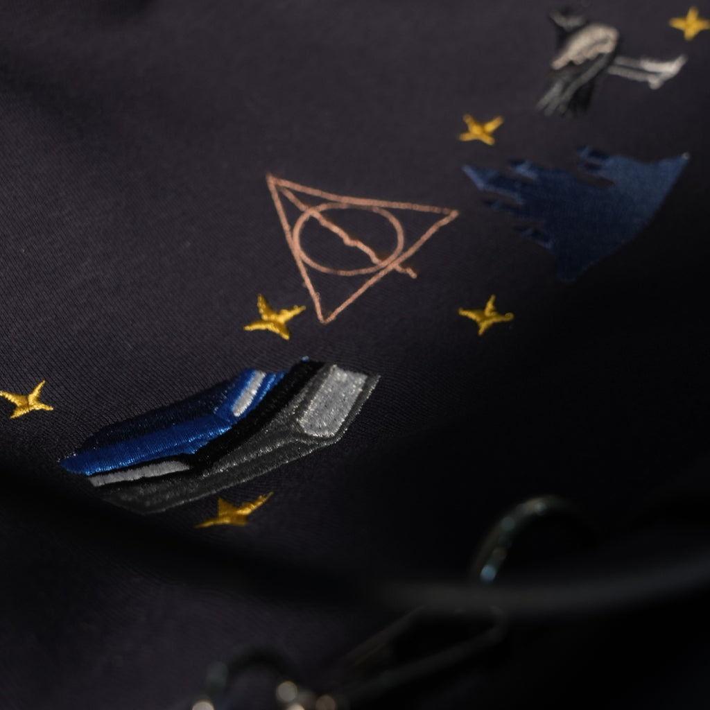 Magic Gift Set – Eagle House 3-Piece (Navy Hoodie, Pencil Bag, Magic Pumpkin)