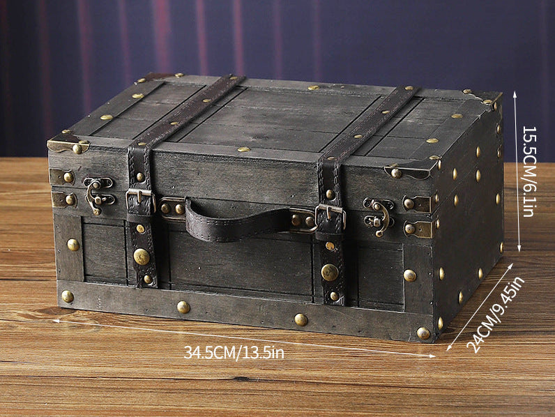 Classic wooden magic chest