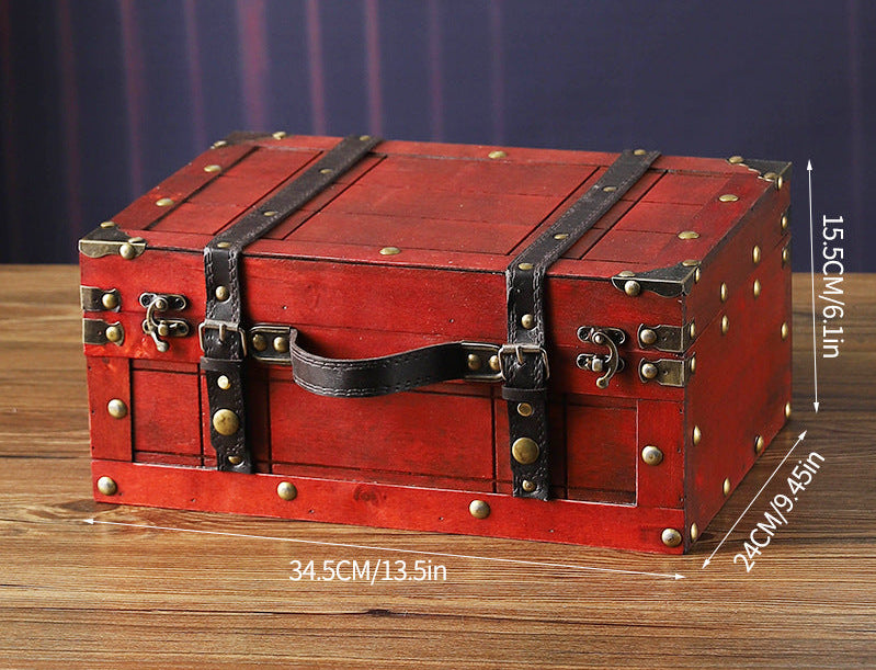 Classic wooden magic chest