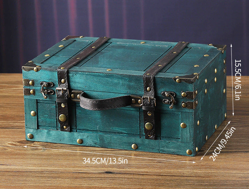 Classic wooden magic chest