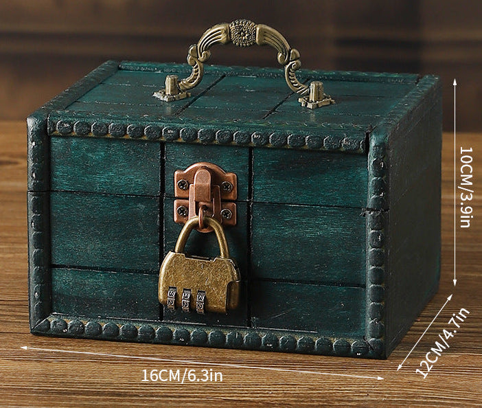 A small enchanted chest for storing crystals and jewelry.