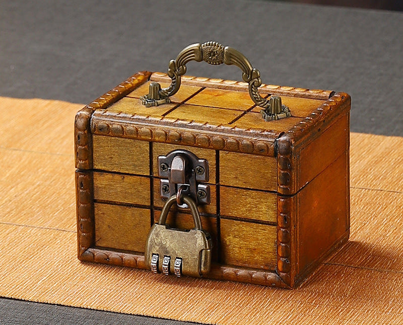 A small enchanted chest for storing crystals and jewelry.